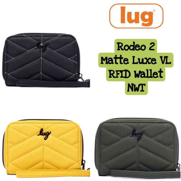 Lug Rodeo 2 Matte Luxe VL RFID Wallet NWT - Picture 4 of 14